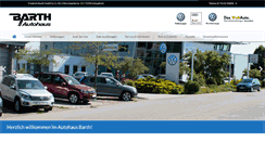 Desktop Screenshot of barth-autohaus.de